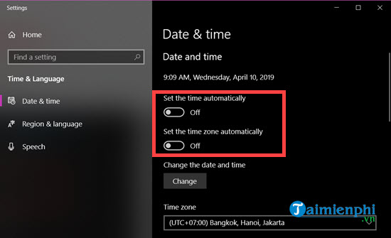 Cách chỉnh thời gian trên Windows 10 đơn giản và nhanh nhất